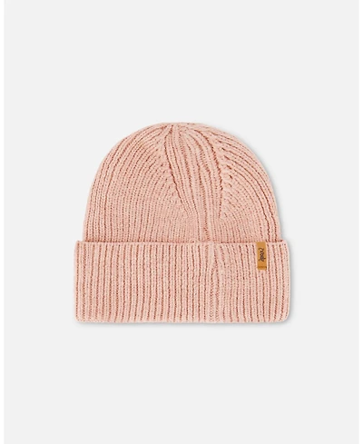 Deux par Girl Mid-Season Knit Hat Dusty Pink - Toddler|Child