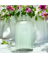 Slickblue Sage Glass Bottle Neck Vase Stylish Home Decor Accent