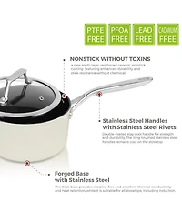 Techef - ValenCera - 2 Quart Saucepan with Cover