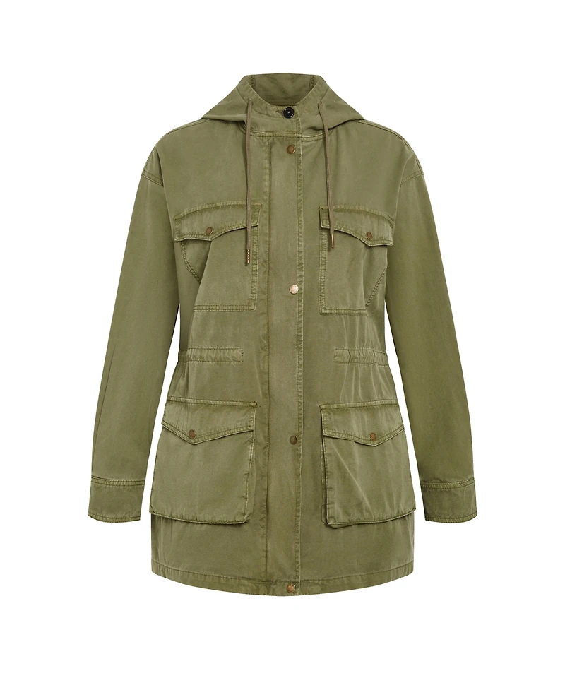 City Chic Plus Size Kenia Parka