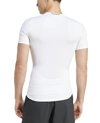 adidas Men's Fitted Crewneck Tech-Fit Compression T-Shirt