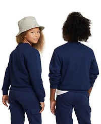 Nike Big Kids Sportswear Club Fleece Classic-Fit Sweatshirt