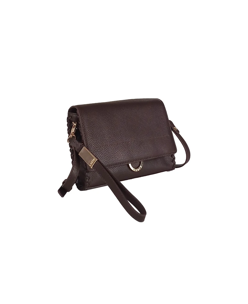 Lodis Amy Leather Crossbody Bag