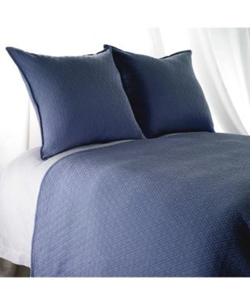 Ihi Home Indi Matelasse King Coverlet White