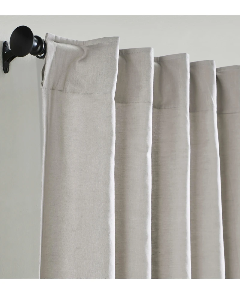 Ihi Home Kendall Linen Cotton Curtain Panel