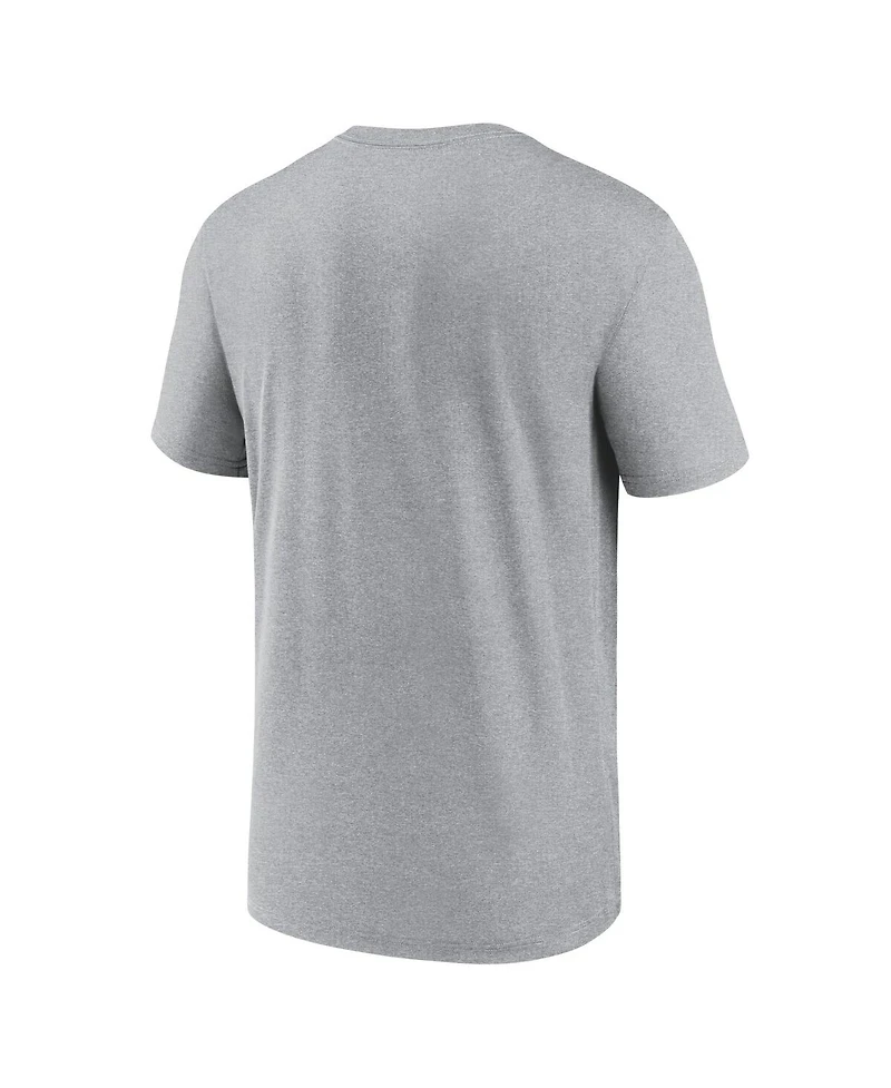 Jordan Men's Heather Gray Oklahoma Sooners Primetime Legend Logo T-Shirt