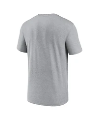 Jordan Men's Heather Gray Oklahoma Sooners Primetime Legend Logo T-Shirt