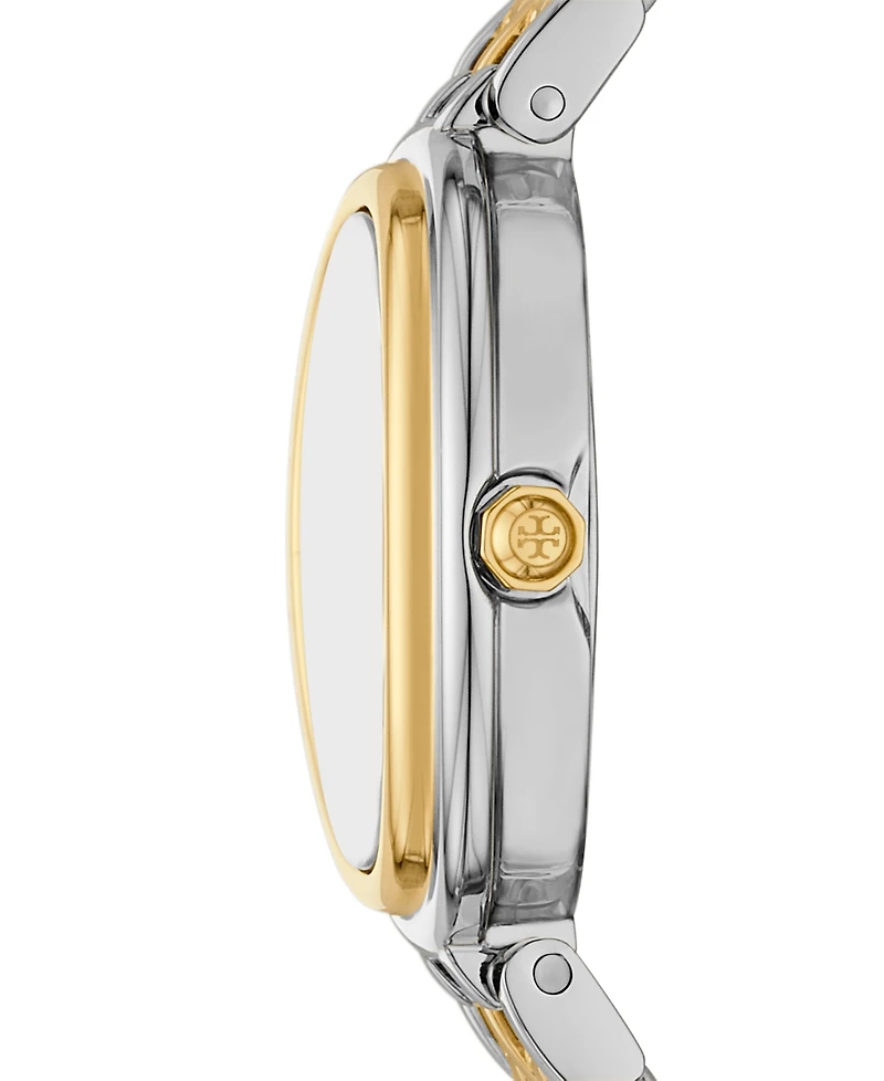 Tory Burch Women's The Oval Two-Tone Stainless Steel Bracelet Watch 22mm