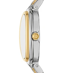 Tory Burch Women's The Oval Two-Tone Stainless Steel Bracelet Watch 22mm