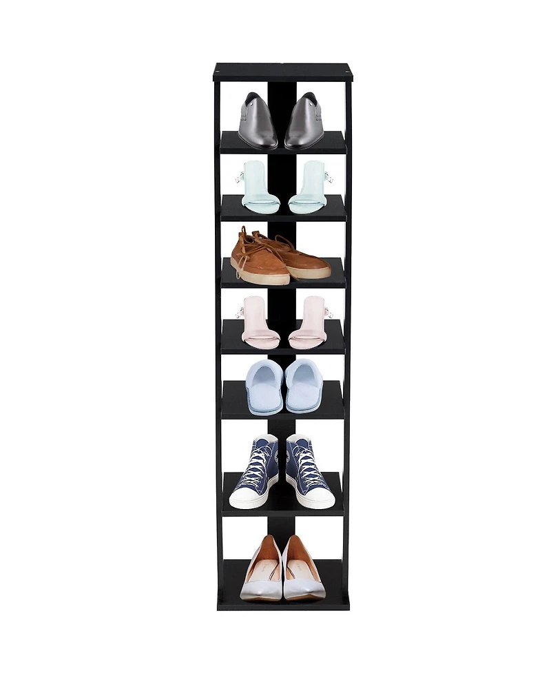 Wooden Shoes Storage Stand 7 Tiers Shoe Rack Organizer Multi-shoe Rack Shoebox