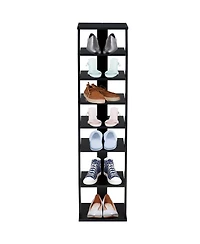 Wooden Shoes Storage Stand 7 Tiers Shoe Rack Organizer Multi-shoe Rack Shoebox