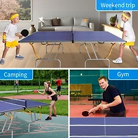 Streamdale Compact Foldable Ping-Pong Table Set Table, Paddles, Net, Balls