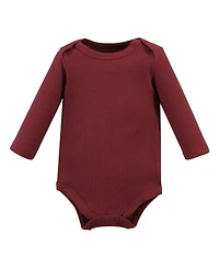Hudson Baby Girls Thermal Long Sleeve Bodysuits