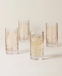 Lenox Tuscany Classics Gold Dust Highballs, Set Of 4