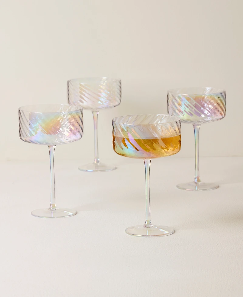Lenox Tuscany Classics Iridescent Coupes, Set Of 4