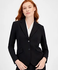 Anne Klein Bi-Stretch Two-Button Blazer