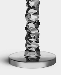 Orrefors Carat Graphite Candlesticks
