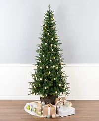 National Tree Company Duxbury Hinged Tree, 6 feet.