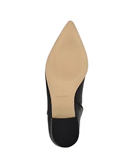 Nine West Women's Morgin Tall Pointy Toe Block Heel Boots