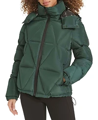 Karl Lagerfeld Paris Women's Hooded Puffer Coat