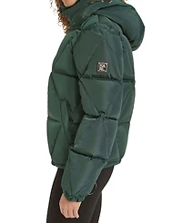 Karl Lagerfeld Paris Women's Hooded Puffer Coat