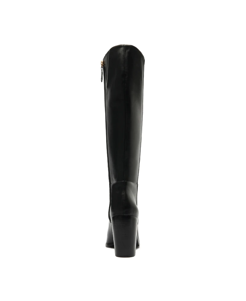 Schutz Women's Mikki Up Knee High Block Heel Boots