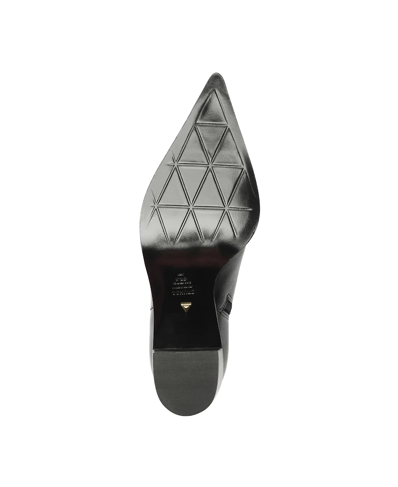 Schutz Women's Mikki Block Pointed Toe Boots