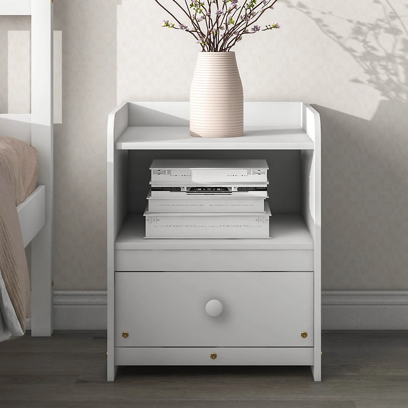 Streamdale Twin Bed with Headboard, Footboard, and Nightstand
