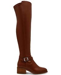Dv Dolce Vita Women's Elyse Over-The-Knee Buckle Block Heel Boot