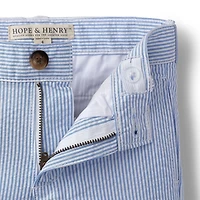 Hope & Henry Big Boys Cotton Seersucker Suit Pant