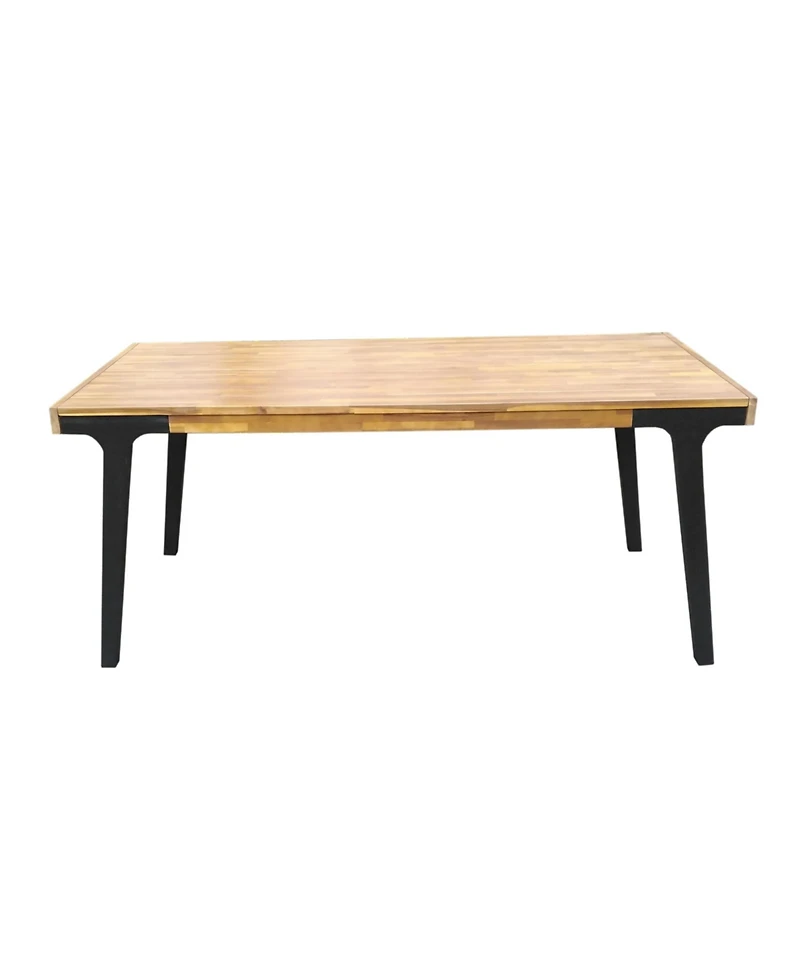 Streamdale Modern Acacia Dining Table, Seats 5