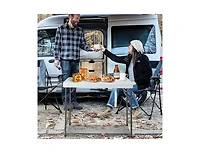 Slickblue Portable Camping Fish Cleaning Table with Grid Rack and Faucet