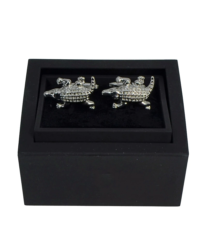 Duchamp London Men's Alligator Cuff Links