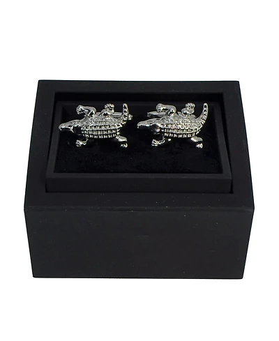 Duchamp London Men's Alligator Cuff Links