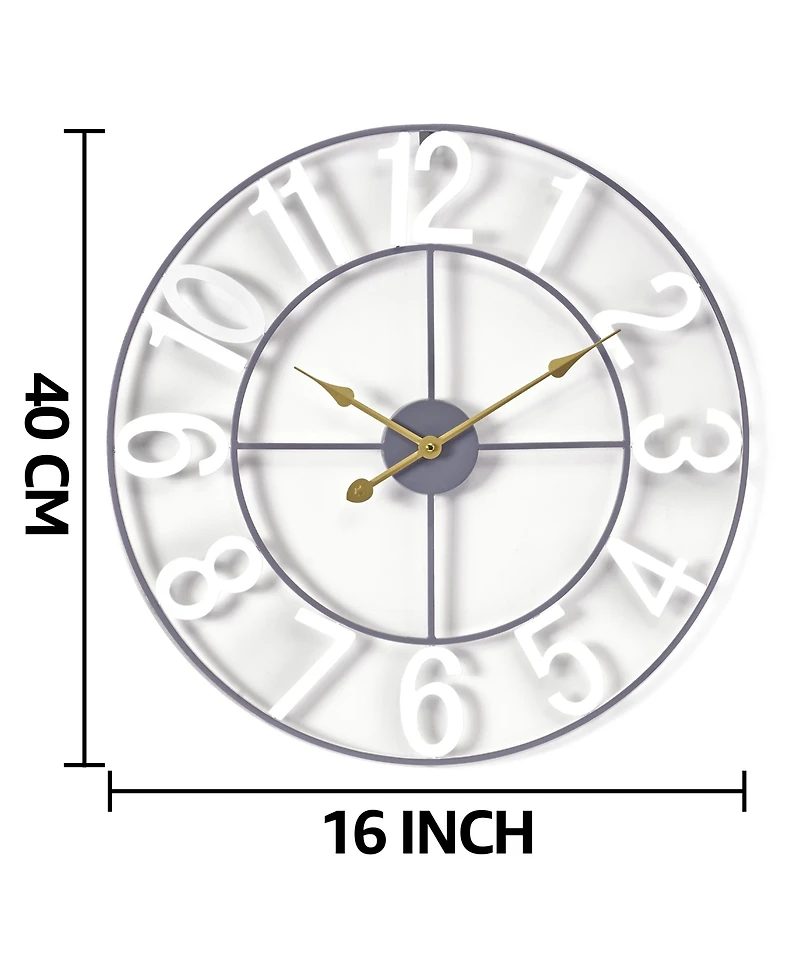 Sorbus Large Wall Clock for Living Room Decor
