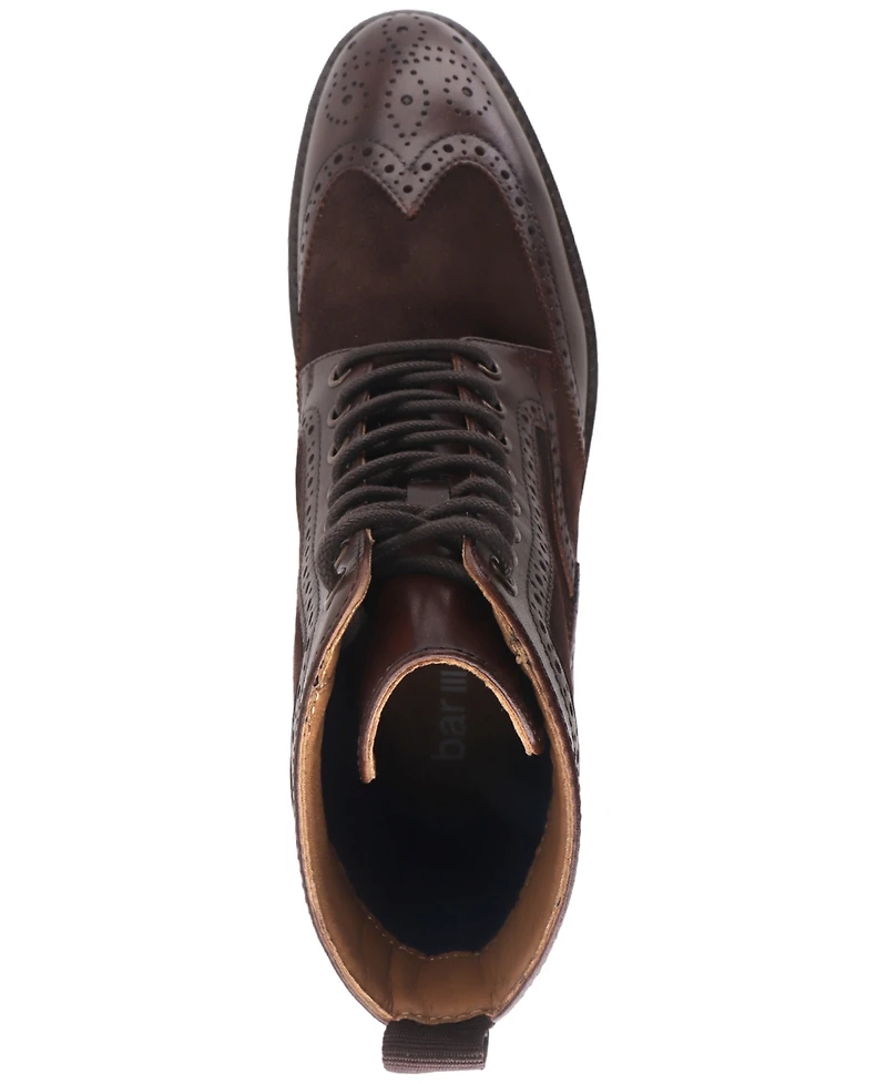 Bar Iii Men's Dabneyy Leather Wingtip Boot, Created for Macy's