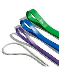 Sunny Health & Fitness Strength Training Resistance Band Combo, 10-75LBs