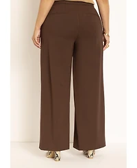 Eloquii Women's The Ultimate Stretch Wide Leg Pant