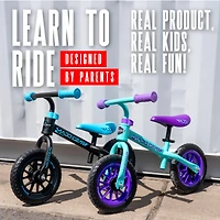 Toddler Balance Bike – Lightweight No Pedal First for Ages 18 Months to 4 Years Adjustable Seat 10" Maintenance-Fre