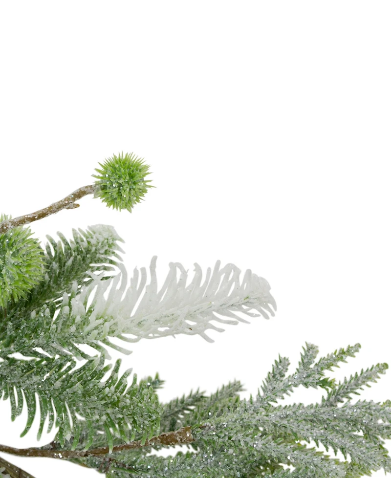 Northlight Frosted Pine and Pine Cone Christmas Garland