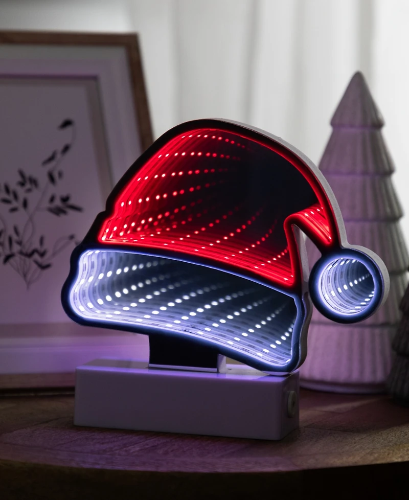 Northlight Led 3D Santa Hat Christmas Tunnel Light - 6.5-Inch