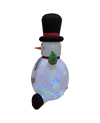 Northlight Inflatable Snowman with Top Hat - 4-Inch