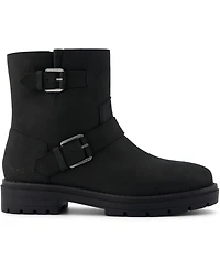 Toms Women's Ionie Moto Buckle Lug Sole Boots