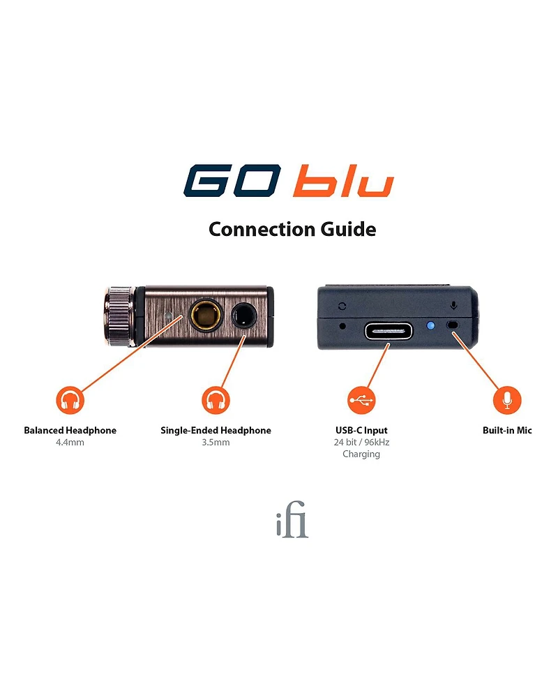 iFi Audio Go blu Portable Bluetooth Dac/Headphone Amp