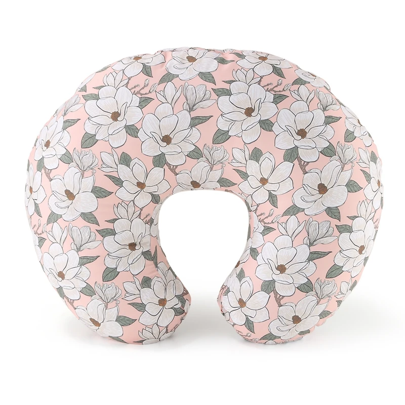 The Peanutshell Nursing Pillow for Breastfeeding, Breast Feeding Pillows for Babies, New Baby Essentials, Magnolia