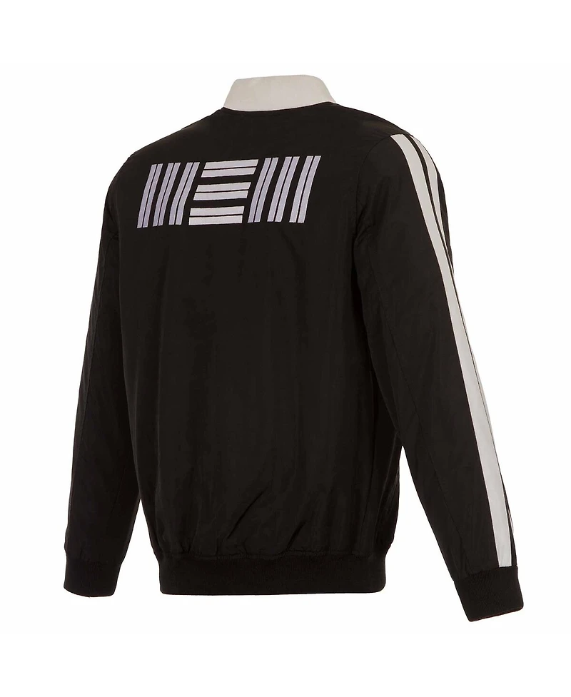 Jh Design Men's Black Memphis Grizzlies 2023/24 City Edition Nylon Full-Zip Bomber Jacket