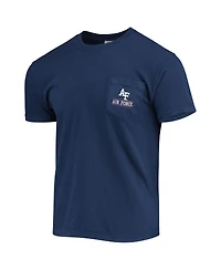 Image One Men's Navy Air Force Falcons Campus Americana T-Shirt