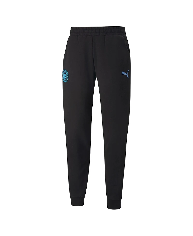 Puma Men's Black Manchester City Essentials Pants