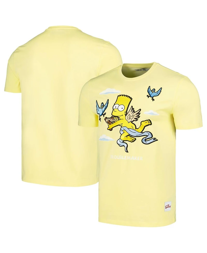 Freeze Max Men's Yellow the Simpsons Troublemaker T-Shirt