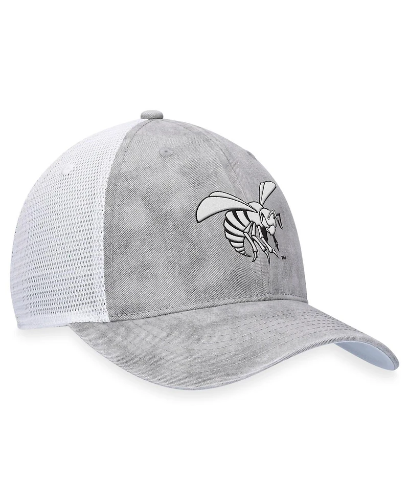 Top of the World Men's Gray/White Alabama State Hornets Slate Trucker Adjustable Hat